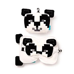 Cuscino da Viaggio con Maschera Relaxeazzz - Minecraft Panda