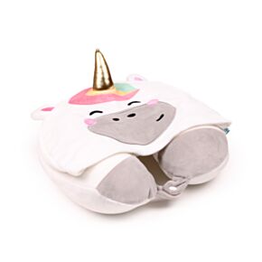 Cuscino da viaggio con Cappuccio - Astra l'Unicorno - Hoodeazzz - ADORAMALS