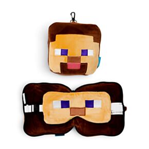 Cuscino da Viaggio con Maschera Relaxeazzz - Minecraft Panda