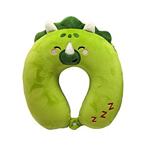 Cuscino da Viaggio Bambini in Memory Foam Relaxeazzz - Dinosauro Harry - ADORAMALS
