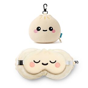 Cuscino da Viaggio con Maschera Relaxeazzz - Foodiemals - Bao House - Raviolo