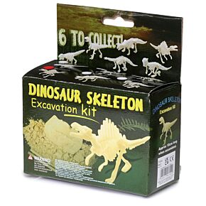 Kit dell'Archeologo Scheletro di Dinosauro in miniatura.