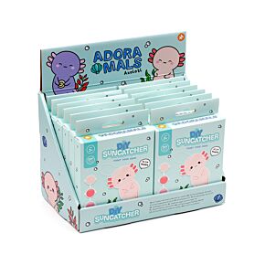 Acchiappasole da Colorare - Fai da Te - Axolotl Maddie - Animali Dolci ADORAMALS