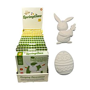 Decorazione da Appendere - L'Uovo di Pasqua da Dipingere - Primavera