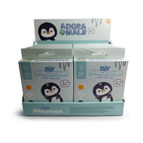 Acchiappasole da Colorare - Fai da Te - Nico il Pinguino - Oceano - Animali Dolci 