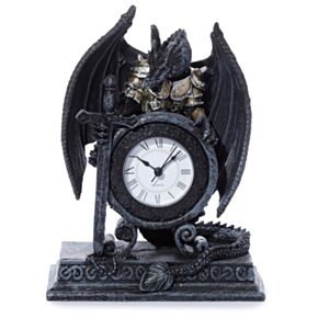 Orologio da Scrivania - Drago con Armatura