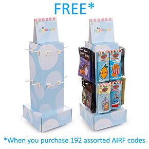 Espositore Girevole in Cartone - Per Profumatori d'Auto - 16 Ganci