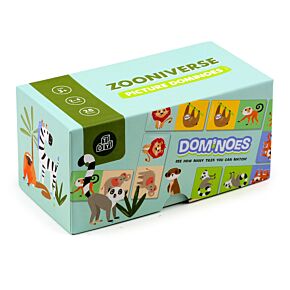 Domino Illustrato - Gioco da Tavolo - Animali - Zooniverse