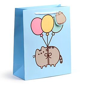 Busta Regalo - Pusheen il Gatto - Palloncini - L