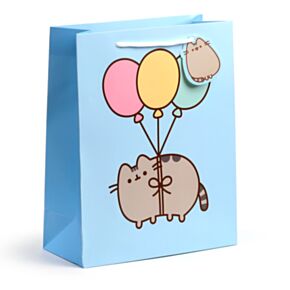Busta Regalo - Palloncini - Pusheen il Gatto - L