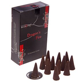 37180 Coni d'Incenso Stamford Black - Dragone in Fiamme