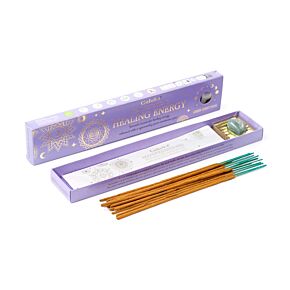 Set di Incensi e Pietre Energetiche - Lavanda & Aventurina - Goloka Set di Incensi e Pietre Energetiche - Lavanda & Aventurina - Goloka