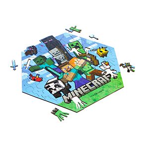 Puzzle sagomato 130 pz - Minecraft Creeper 