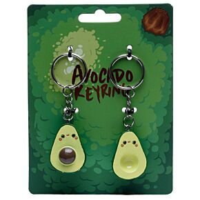 Set di 2 Portachiavi in Resina - Avocado - Linea Kawaii