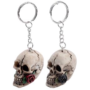 Portachiavi in Resina - Teschi & Rose SKULLS&ROSES 