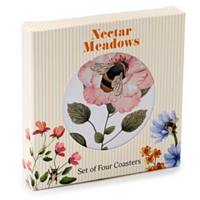 Set di 4 Sottobicchieri in Sughero - Api - NECTAR MEADOWS
