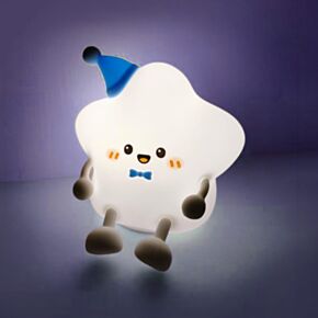 Lampada Notturna a LED con Supporto per Telefono - Stella