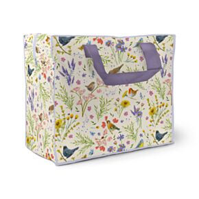 Borsa portabiancheria con cerniera - Jan Pashley Wings & Wildflowers