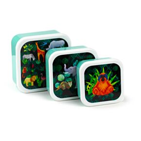 Set di 3 Contenitori per Alimenti M/L/XL - Animali - ANIMAL KINGDOM