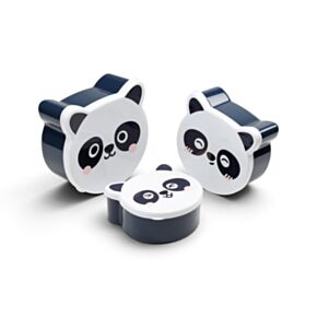 Set di 3 Contenitori per Alimenti M/L/XL - Panda - Adoramals 