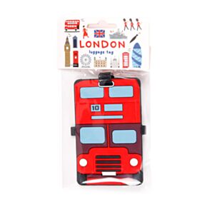Etichetta per Bagagli in PVC - Autobus Londinese