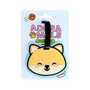 Etichetta per Bagagli in PVC - Shuggs lo Shiba Inu - Animali Dolci ADORAMALS