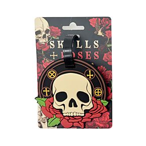 Etichetta per Bagagli - Teschi & Rose SKULLS&ROSES 