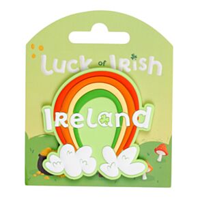 Magnete in PVC - Arcobaleno Portafortuna Irlandese