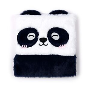 Quaderno con Copertina in Peluche - Panda - Animali Dolci Selvatici ADORAMALS