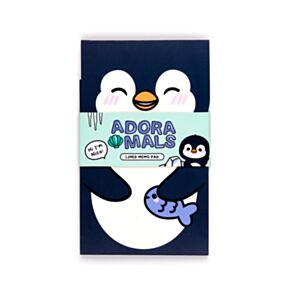 Quaderno Taccuino con Apertura Flip - Pinguino - Animali Dolci ADORAMALS