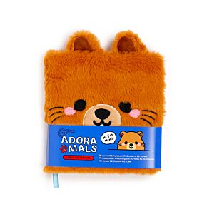 Quaderno con Copertina in Peluche - Mimi, la Marmotta - Animali Dolci ADORAMALS
