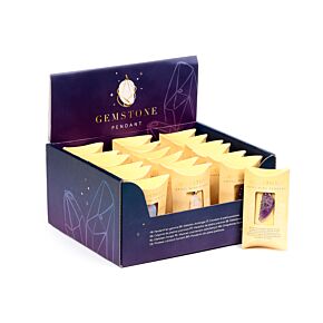 Pendente a Forma di Ala d'Angelo con Pietra Curativa