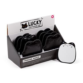 Mini Specchio da Tavolo - Lucky il Gatto Nero