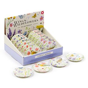 Specchietto da Borsa - Uccelli&Fiori Selvatici - Wings&Wildflowers JAN PASHLEY