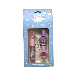 Set per Bambini con Lucidalabbra e Smalto per Unghie - Magia dell'Unicorno 