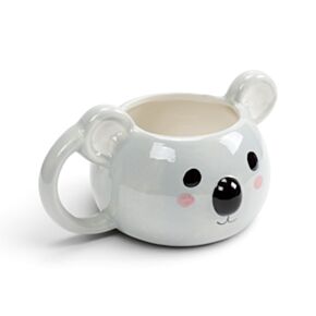 Tazza in Ceramica a Forma di Testa di Koala - Animali Dolci Selvatici ADORAMALS