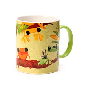 Tazza in Porcellana - Rane Tropicali TROPICAL FROGS
