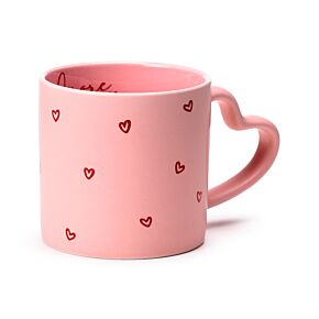Tazza in Porcellana con Manico a Forma di Cuore - Amore Tazza in Porcellana con Manico a Forma di Cuore - Amore