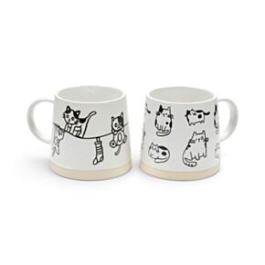 Tazza in gres - Illustrazioni di gatti