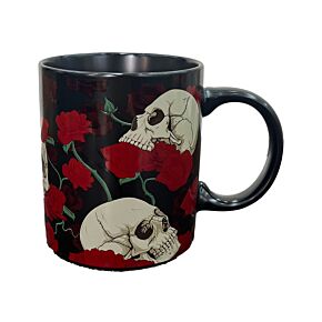 Tazza in Porcellana - Teschi & Rose SKULLS&ROSES 