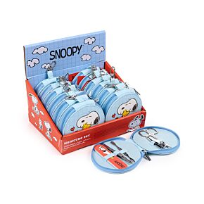 Set Manicure 5 pezzi - Rotondo - Snoopy & Woodstock - Peanuts