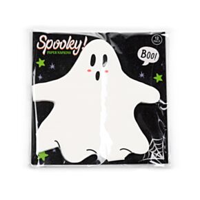 Tovaglioli di carta 3 veli - Confezione da 12 - Fantasma di Halloween