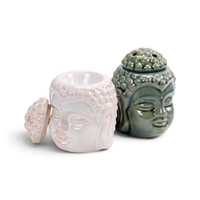 Brucia Essenze in Ceramica a Forma di Testa di Buddha Thailandese