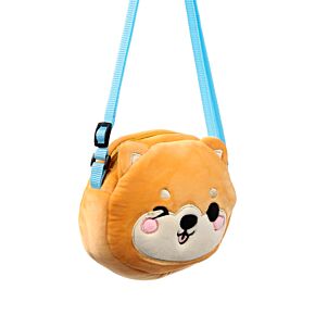 Borsa a Tracolla in Peluche - Shuggs, lo Shiba Inu - Animali Dolci Borsa a Tracolla in Peluche - Shuggs, lo Shiba Inu - Animali Dolci
