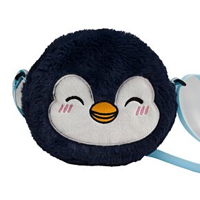 Borsa a Tracolla in Peluche - Pinguino Nico - Animali Dolci Selvatici ADORAMALS Borsa a Tracolla in Peluche - Pinguino Nico - Animali Dolci Selvatici ADORAMALS