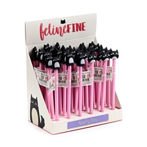 Penna con Copripenna - Gatto Nero Feline Fine
