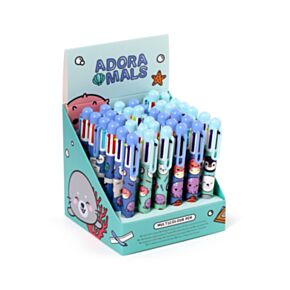 Penna Multicolore (6 Colori) - Animali Dolci Marini ADORAMALS