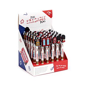 Penna Cancellabile Inkredible con Copripenna - Icone Londinesi - Londra Penna Cancellabile Inkredible con Copripenna - Icone Londinesi - Londra