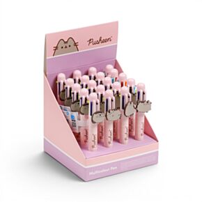 Penna Multicolore (6 Colori) - Pusheen il Gatto