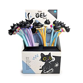 Penna con Topper - Lucky il Gatto Nero Penna con Topper - Lucky il Gatto Nero